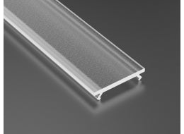 Cover til alu. LED profil, 12mm, Diffus UV best. (1m)