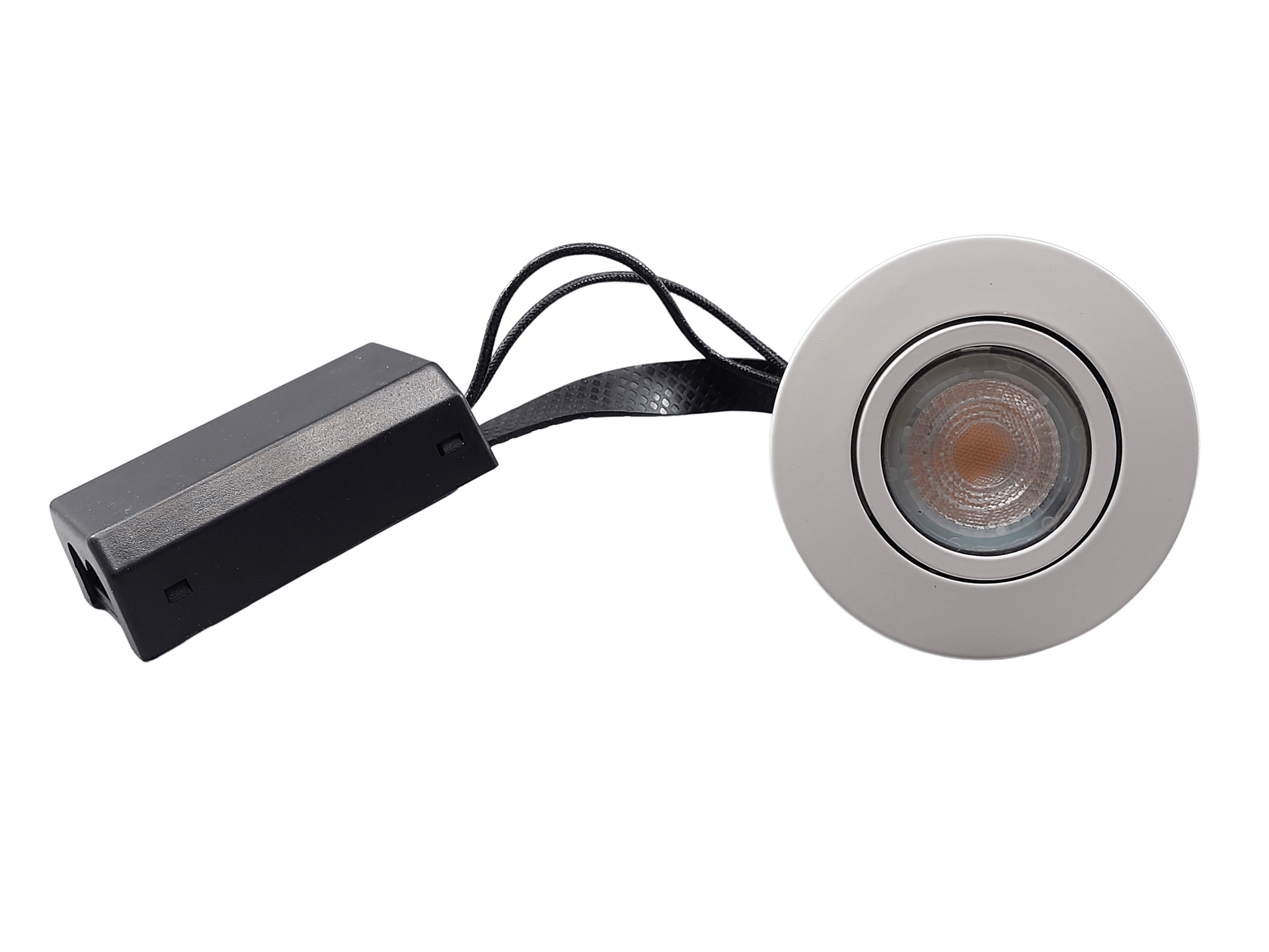 4 Watt Udendørsspot 2700K 345Lm GU10 - Mat hvid, IP44, godkendt i isolering