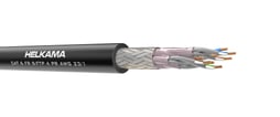 Datakabel skib Helkama Funktionssikkert CAT6 S/FTP 4x2xAWG 23/1 sort