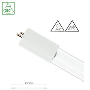 Fluorescerende 15W TUV UVC T8 rør - Spectrum, 60V, 60 cm