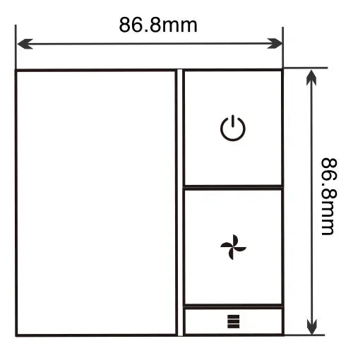 TERMOSTAT ST802-B - POWERED BY SHELLY