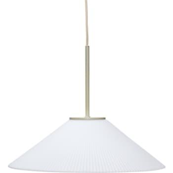Hübsch solid pendel hvid/sand
