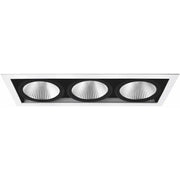 DOWNLIGHT MD-251, LED, 3X10W, HVID/SORT, IP21