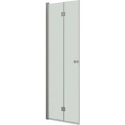 Dansani Match"B" Foldedør 200*77-79 cm satin / klart glas