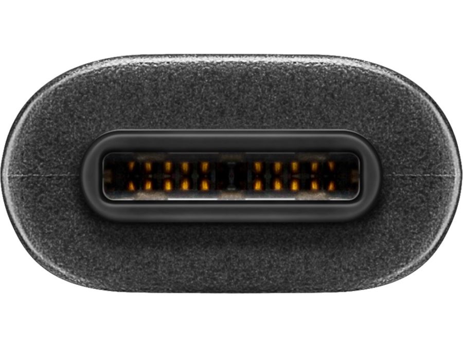 USB 3.0 SuperSpeed kabel - A han > USB-C han, 3A Sort (0,15m