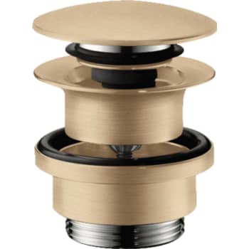 Hansgrohe push-open BV 1 1/4", børstet bronze