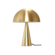 Hübsch mush bordlampe mini messingfarve