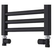TVS LIGE VENTILSÆT SORT RAL 9005