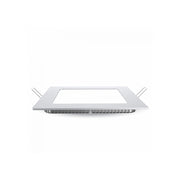 V-Tac 18W LED indbygningspanel - Hul: 20,5 x 20,5 cm, Mål:22,5 x 22,5 cm, 230V, 1500lm, RA80, Flicker free