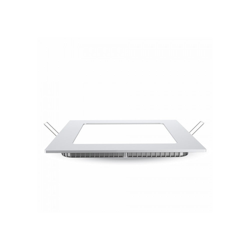 V-Tac 18W LED indbygningspanel - Hul: 20,5 x 20,5 cm, Mål:22,5 x 22,5 cm, 230V, 1500lm, RA80, Flicker free