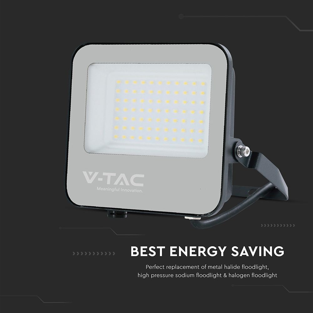 V-Tac 50W LED projektør - 185LM/W, arbejdslampe, udendørs, 9250lm, RA70, IP65, 5 års garanti