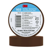 TAPE VINYL 165 15MMX10M BRUN