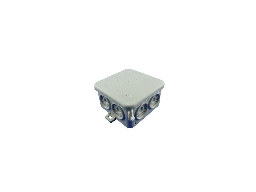 Membran Forgreningsdåse - 70x70x39mm, Grå, IP54 (1 stk.)