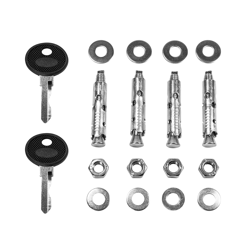 19" væg-rackskab - 6U B540xD400mm, Sort