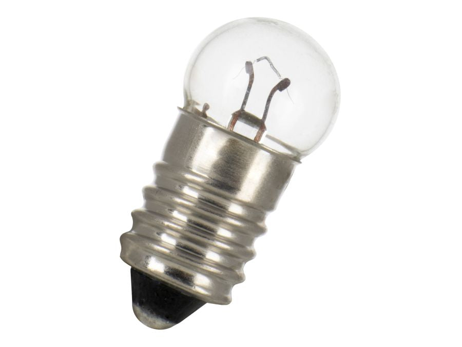 Dværglampe - 4,8V / 500mA / 2.4W, E10 sokkel (Ø11x24mm)