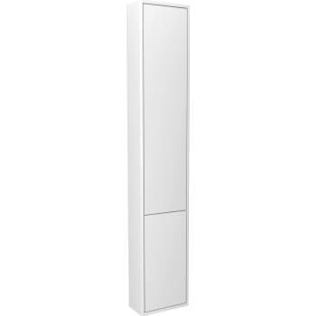 Graphic højskab 30x165x16 cm med 2 låger hvid glat