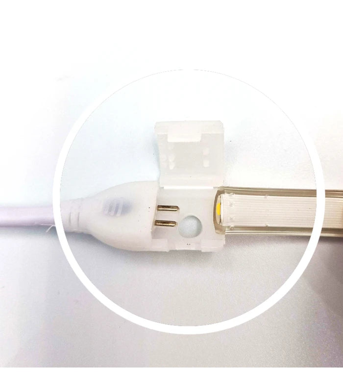 Stik til 230V LED strip (COB) Inkl. endeprop 230V