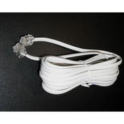 Telepatchkabel RJ11-RJ11, 1M, hvid