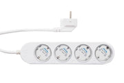 Shelly Power Strip Gen4 White - WiFi & Zigbee smart stikdåse