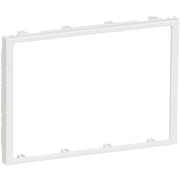 Clic line 2 modul ramme universal hvid