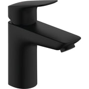 Hansgrohe Logis håndvaskarmatur 100 med push-open BV, mat sort