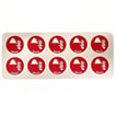 10x Label til skjult installation "Brand"
