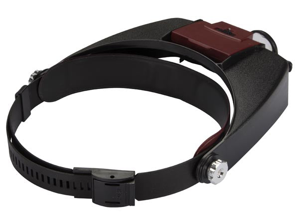 Lupbrille - Forstørrelse 3,2 til 9,2 dioptri, med LED lys