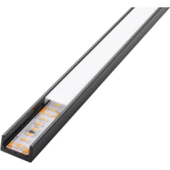 StripLine 1,8m Sort profil påbygget slim