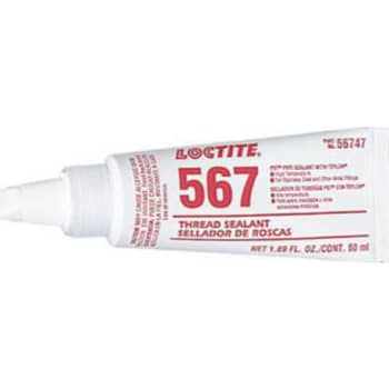 LOCTITE gevindtætning 567, lav styrke, gullig/hvid, 50 ml