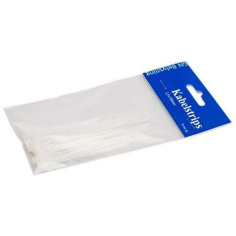 Kabelstrips klare 2,5x100mm 20 stk GN-pak
