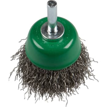 Klingspor kopbørste BTS 600 W, rustfri stål, 6 mm skaft, 50 mm