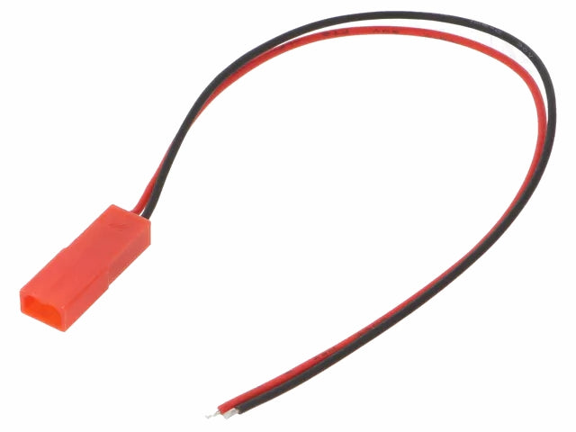 Ledning-til-ledning fatn. - JST RCY 1x2P, på ledning (15cm)