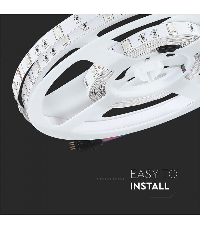 4,8W/m RGB LED Strip - 5m