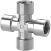 BSP adaptor-female cross-3/8 thread 2033 3/8 PIPE AND TUBING FITTING