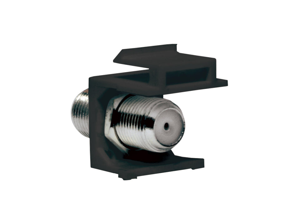 Keystone F stik - 2 x F hun, Sort