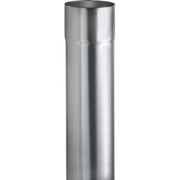 VMZINC nedløbsrør, ZINK NATUR - 76 x 0,7 x 3000 mm