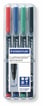 OHP-pen Lumocolor ass F 0,6mm 318WP-4 permanent