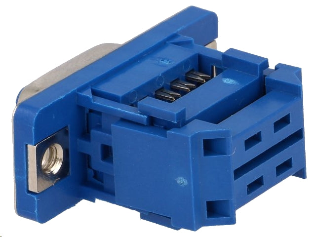 D-SUB fatning - 9pol hun, til fladkabel