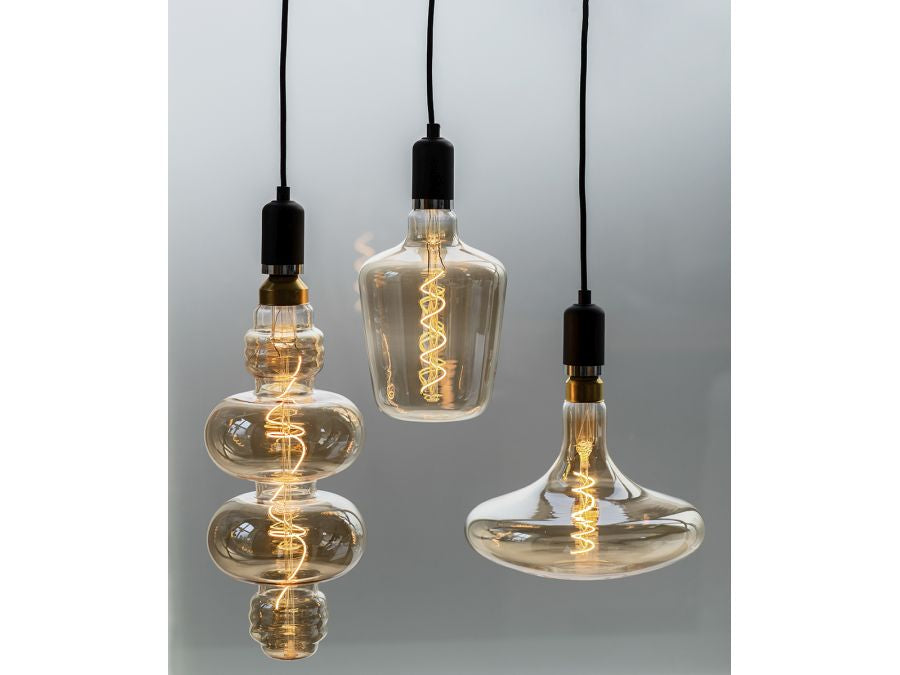 LED filament "Art-Deco" 240V 4W, E27 (1900K) Guld, dæmpbar