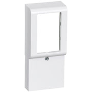 Dæksel for panelunderlag softline 1½ modul hvid