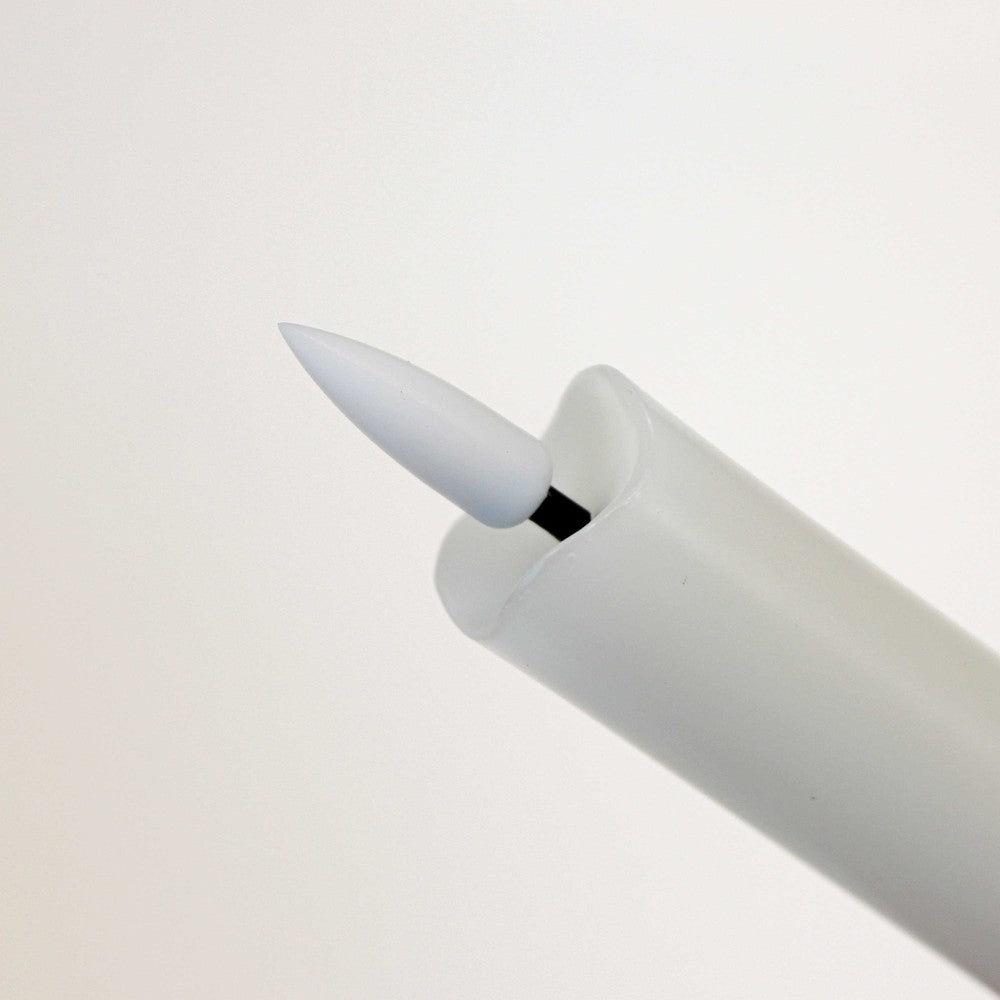 3-pak LED stearinlys med flammeeffekt, Ø2,2cm, Højde: 24,5cm, kronelys, fjernbetjening, timer, batteridrevet