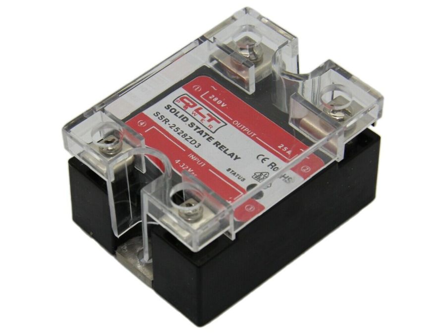 Solid state relæ - 4-32Vdc, 240VAC / 60A, 1 x slutte