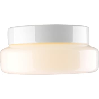 Loft- og væglampe Classic E27, hvid/opal, IP44