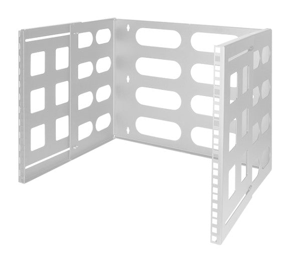 19" væg-beslag - 8U 494x360x400mm, Hvid