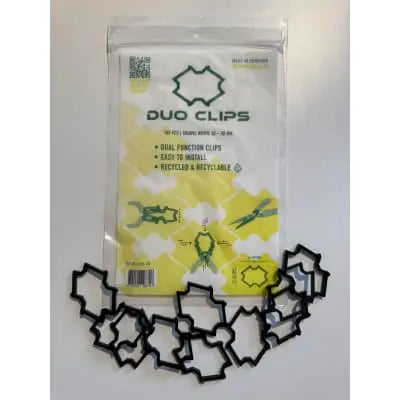 DUO CLIPS rilleclips til installation af el ledninger og rør