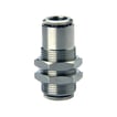 Push in fitting-bulkhead connector-6mm tube 6590 6 SUPER-RAPID FITTING