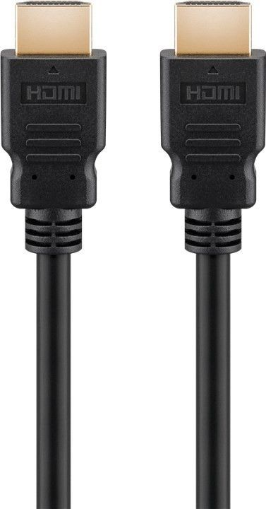 Ultra High Speed HDMI 2.1 kabel - 2xHDMI han 8K Sort (0,5m)