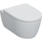 Geberit iCon væghængt toilet Rimfree, sæde, Soft close hvid/Mat