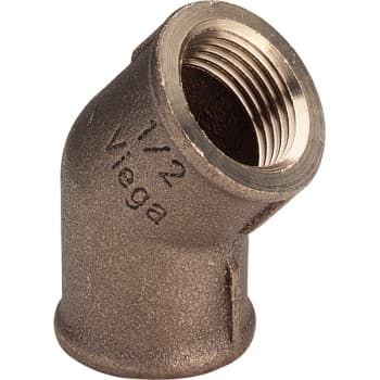 1" Rødgods Silicium Bronze bøjning 45°