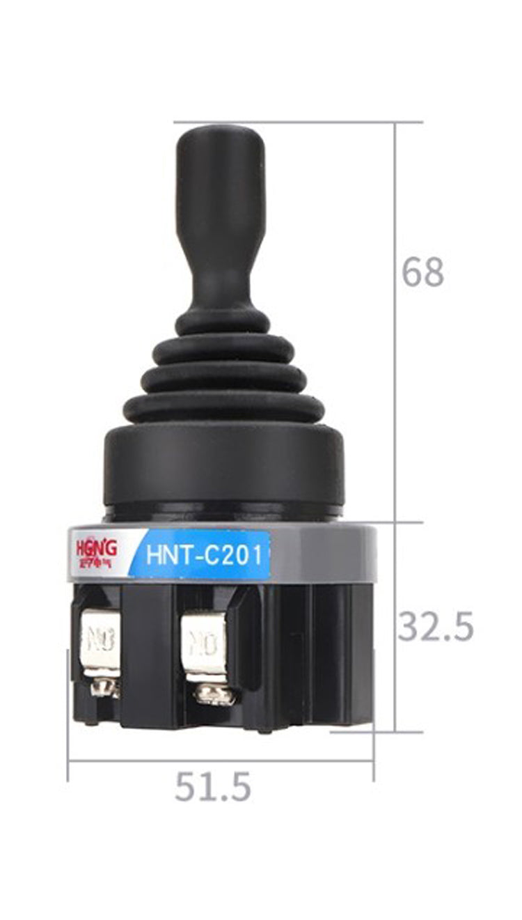HNT-C2011 2 pos. Joystick kontakt, låsende (2NO)